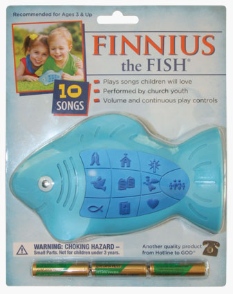 Finnius The Fish in package